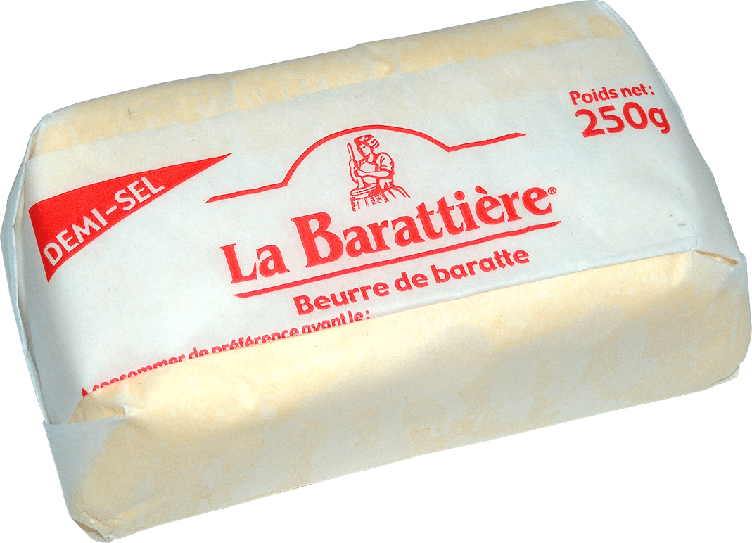 Beurre de baratte demi-sel plaquette 250g
