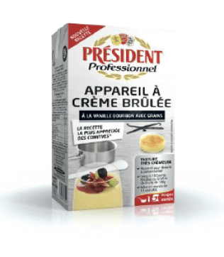 Appareil à Crème Brûlée Vanille Bourbon avec Grains 1L Président Professionnel